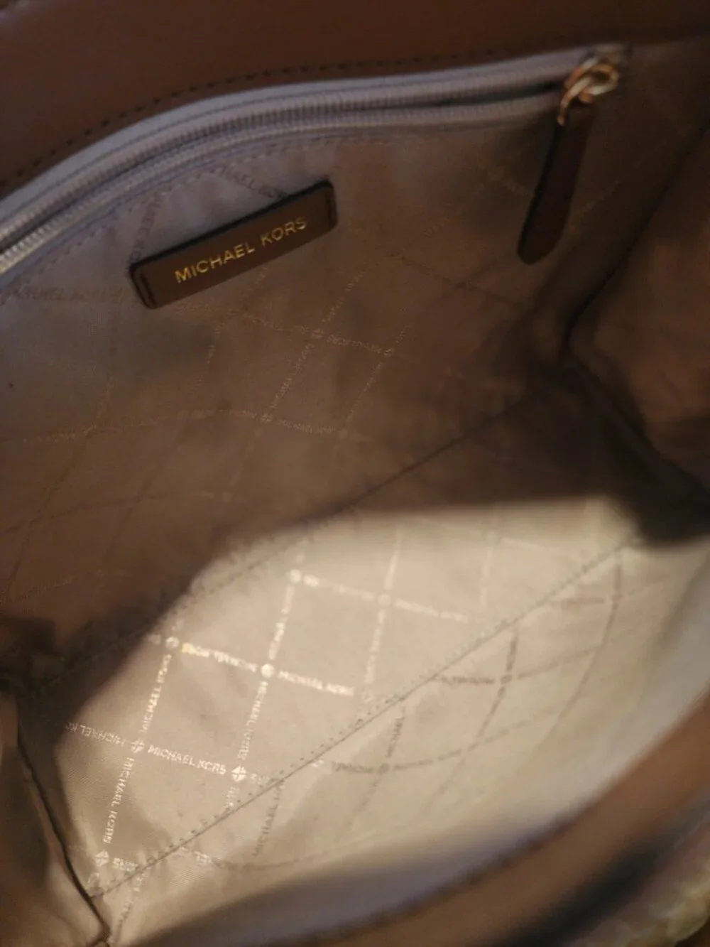 Michael Kors Signature Brown Tote & Wallet Set